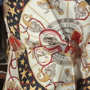 Celine 100% silk scarf